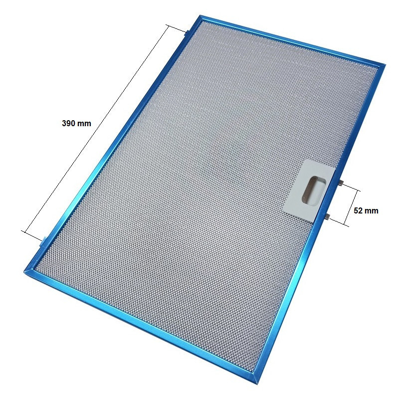 Metallfettfilter 480 x 300 x 8 mm